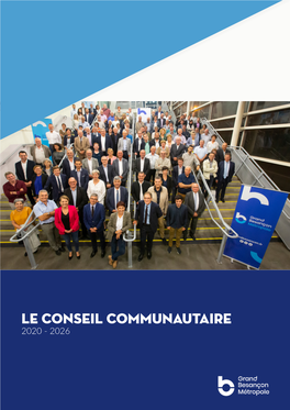 Le Conseil Communautaire1 2020 - 2026 Le Bureau Dossier