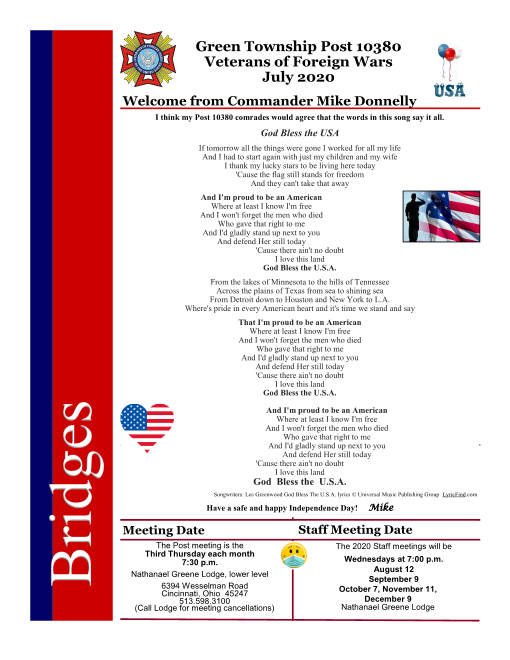 2020-4 July VFW Newsletter WEBSITE