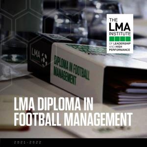 Lma Diploma in Football Management