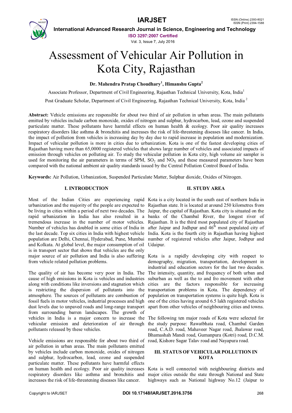 assessment-of-vehicular-air-pollution-in-kota-city-rajasthan-docslib