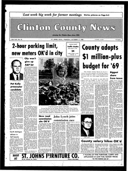 OCTOBER 17, 1968 2 SECTIONS — 30 PAGES 15 Cents