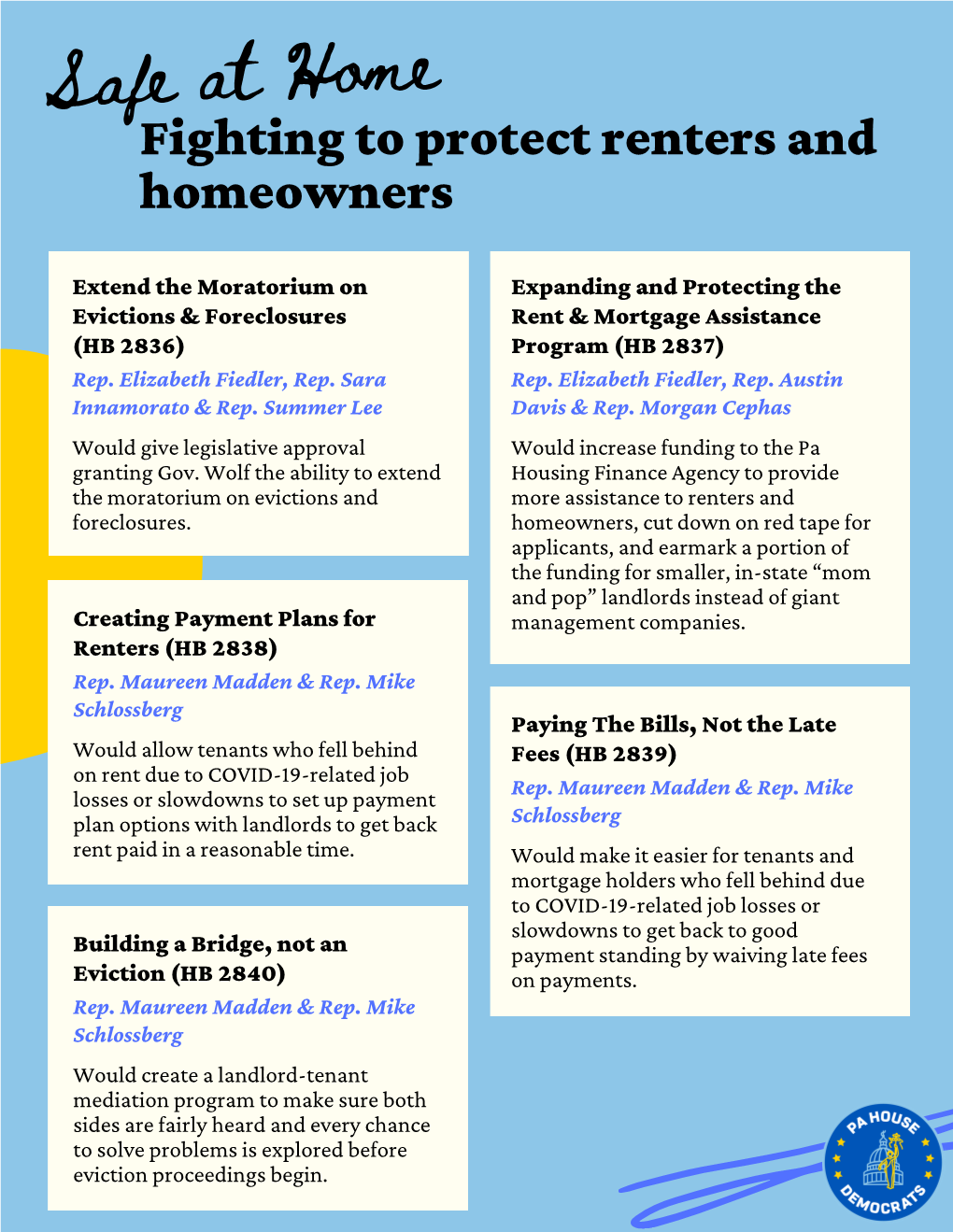 Safe at Home Fighting to Protect Renters and Homeowners