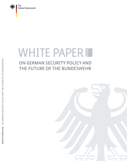 White Paper on German Security Policy and the Future of The