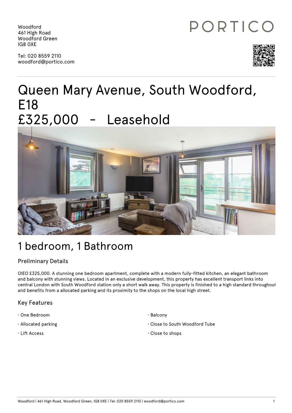 Queen Mary Avenue, South Woodford, E18 £325000
