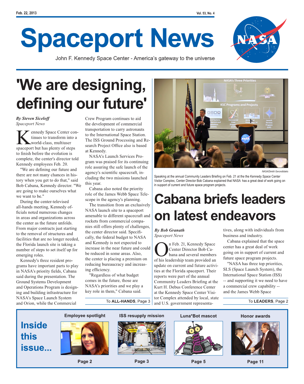 Spaceport News John F