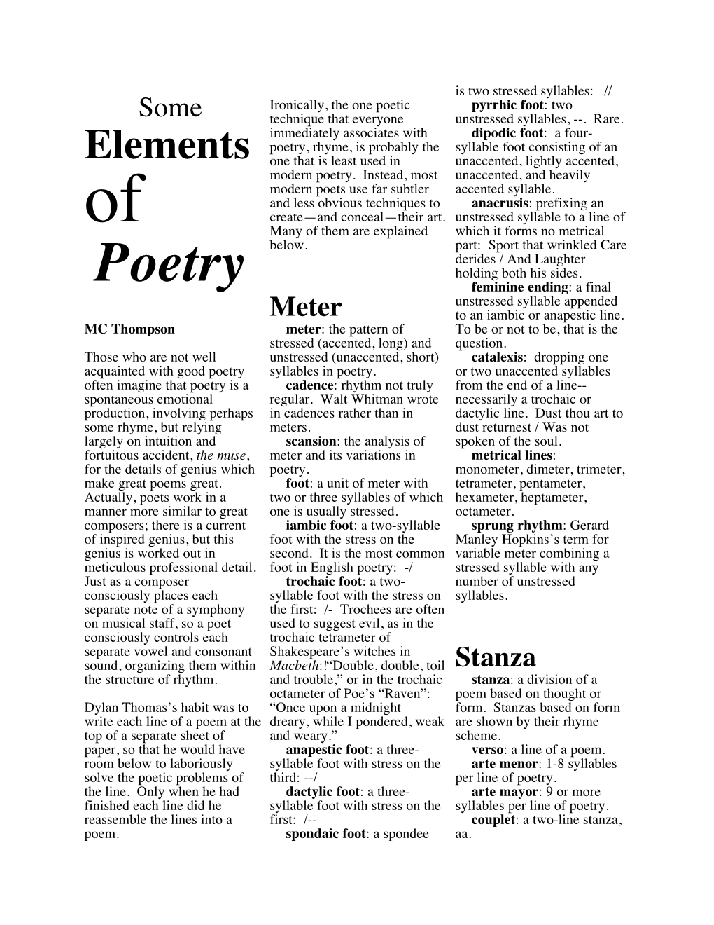 poetry-rhyme-is-probably-the-syllable-foot-consisting-of-an-elements