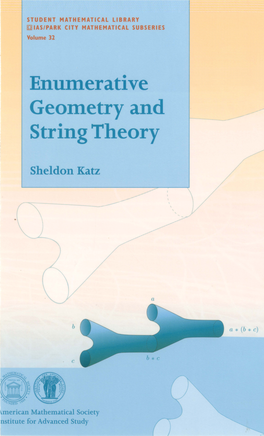 Enumerative Geometry and String Theory Sheldon Katz