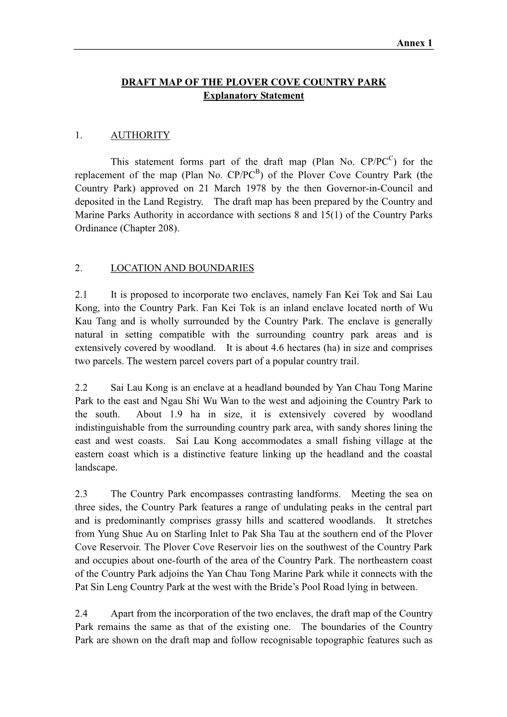 annex-1-draft-map-of-the-plover-cove-country-park-docslib