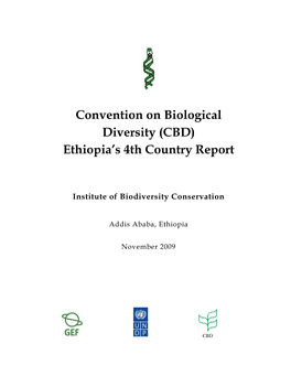 (CBD) Ethiopia's 4Th Country Report