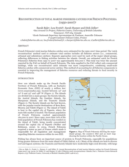 The Fisheries Resources of Clipperton Island (France)