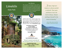 Limekiln State Park Brochure