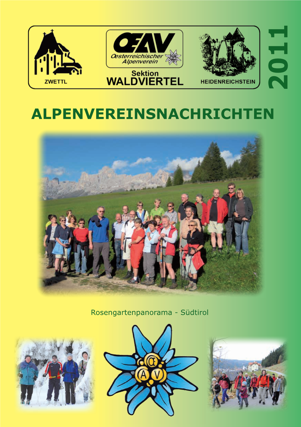 ALPENVEREINSNACHRICHTEN Rosengartenpanorama -Südtirol