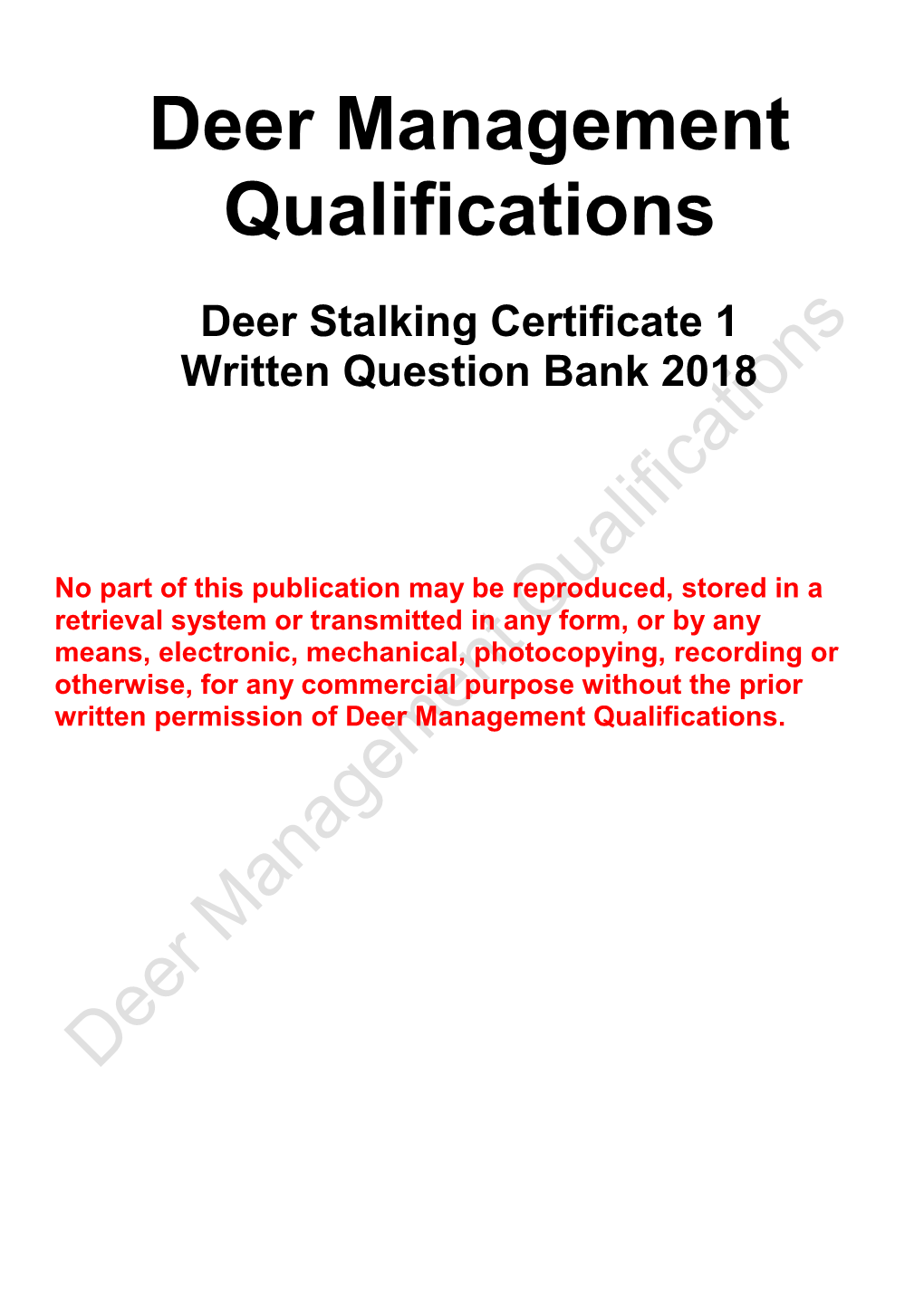 DSC1 Written Question Bank 2018