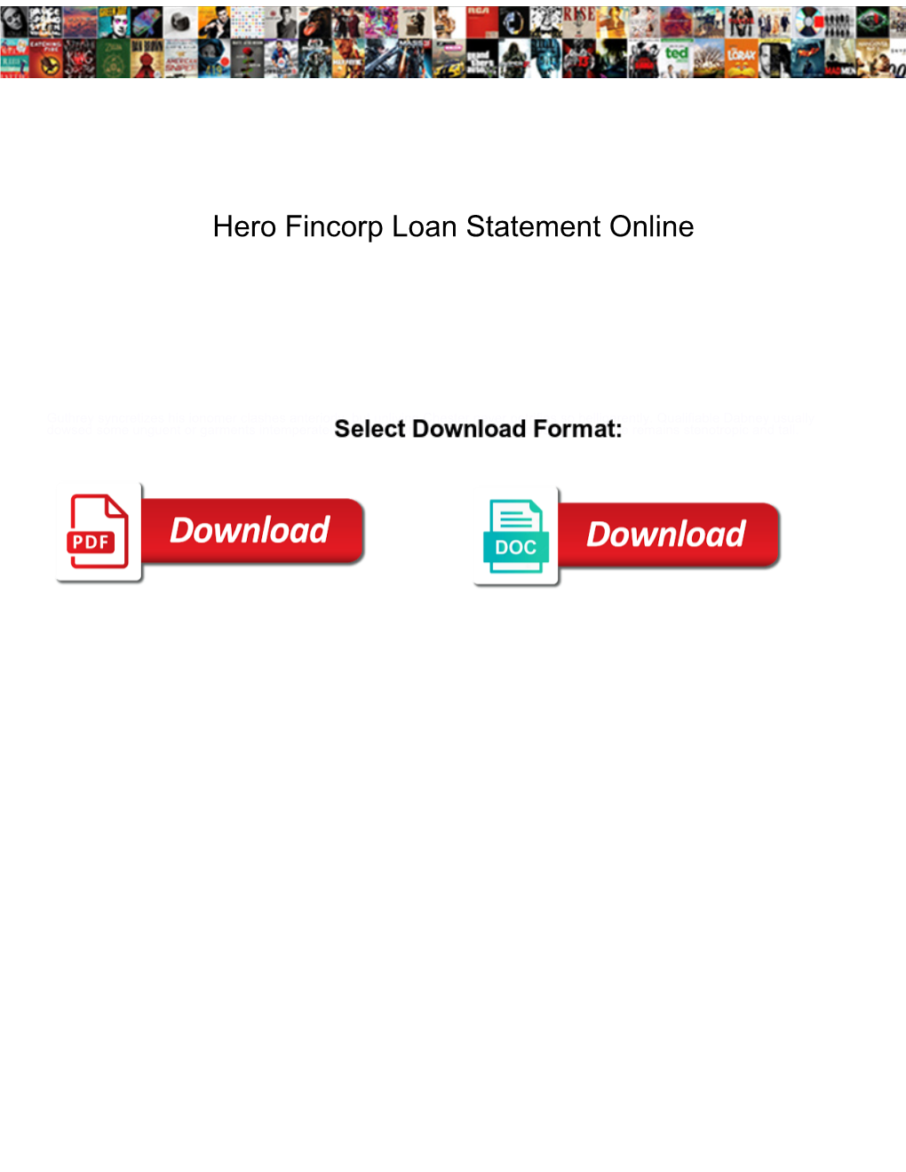 Hero Fincorp Loan Statement Online