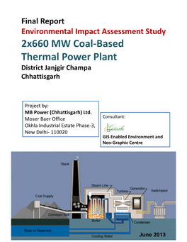 2X660 MW Coal-Based Thermal Power Plant District Janjgir Champa Chhattisgarh