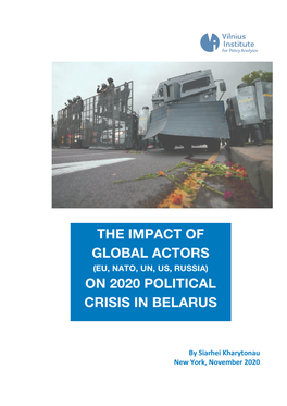 The Impact of Global Actors on 2020 Political Crisis in Belarus INDEX