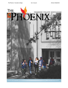 The Phoenix—Founders College Vol. 1 Issue 6 Winter 2018/2019
