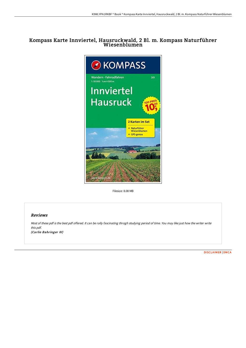 Download Kindle » Kompass Karte Innviertel, Hausruckwald, 2 Bl. M. Kompass Naturführer Wiesenblumen