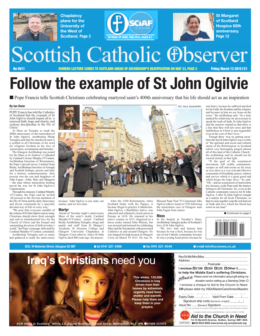 Follow the Example of St John Ogilvie