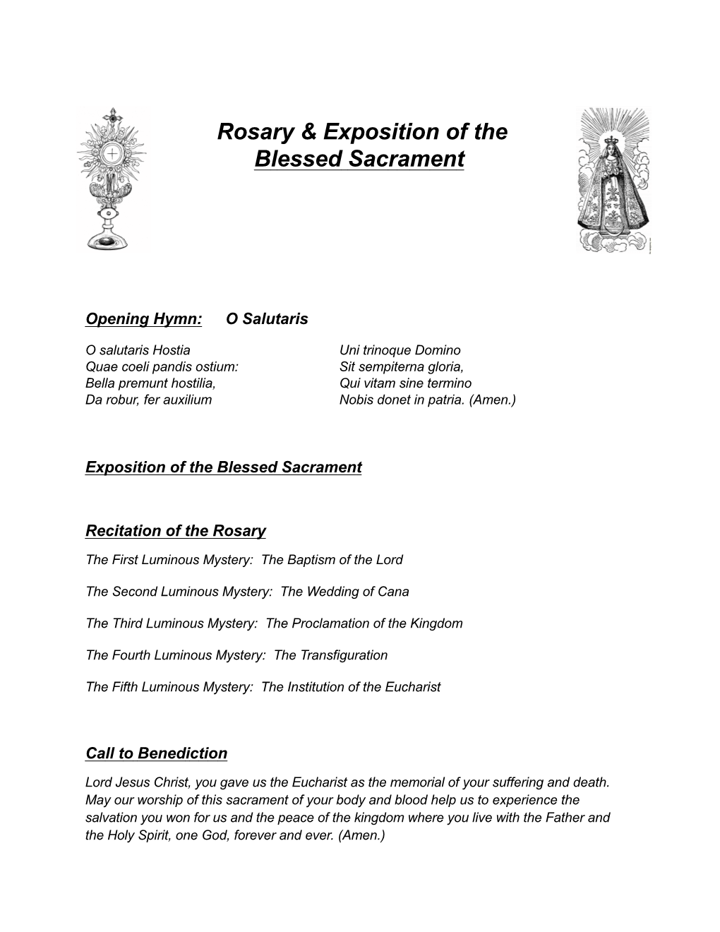 Rosary & Exposition Rev 1
