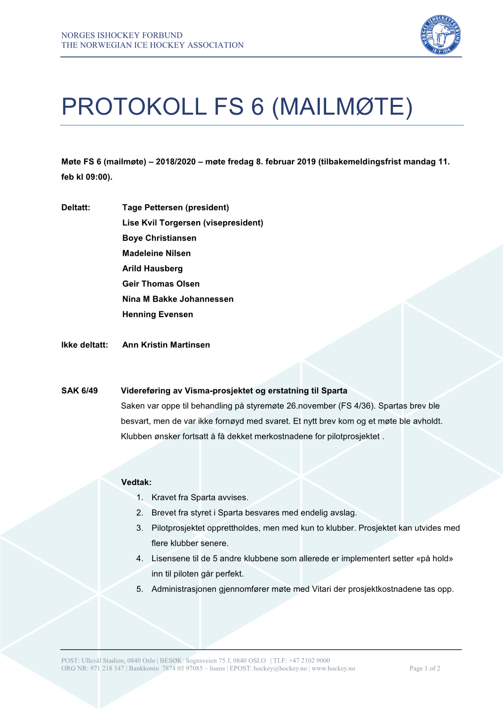 Protokoll 08-02-2019