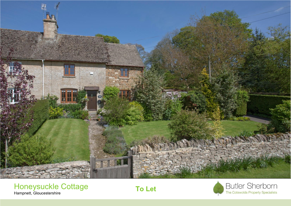 Honeysuckle Cottage to Let Hampnett, Gloucestershire