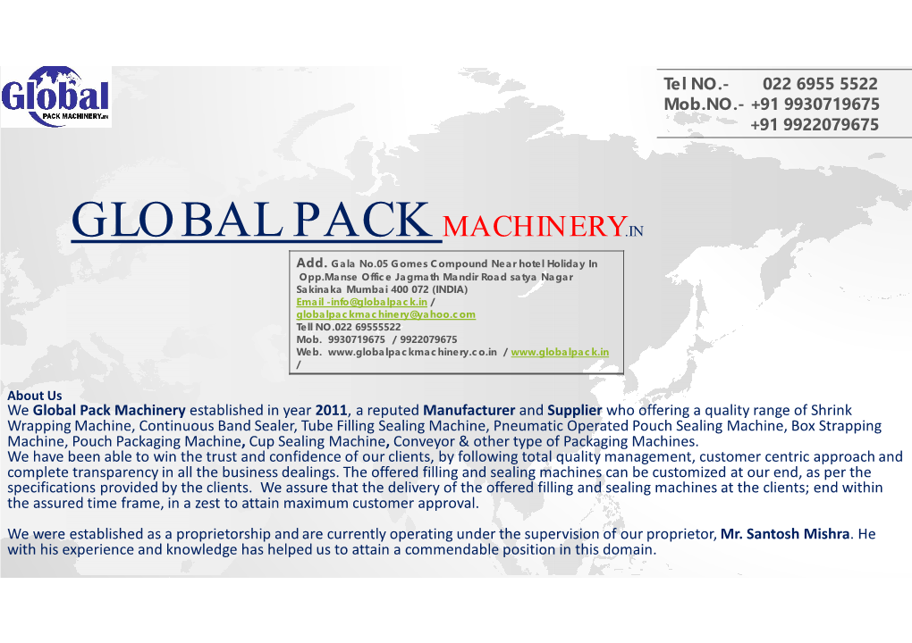 GLOBAL PACK MACHINERY.IN Add