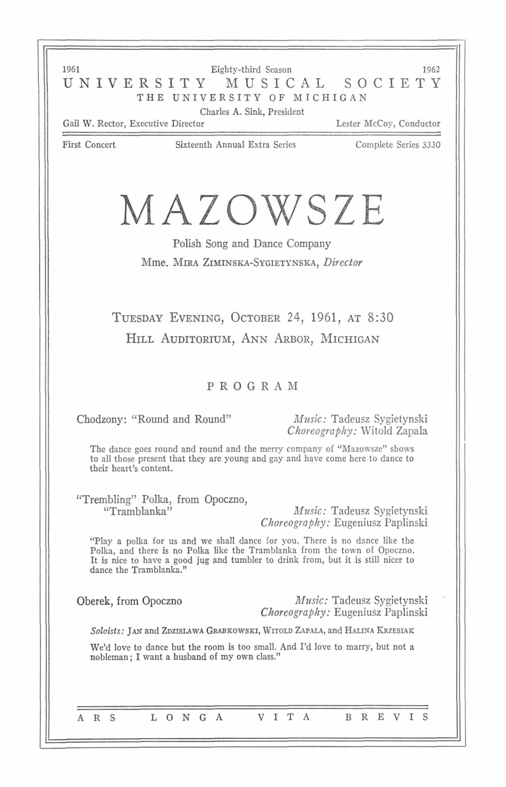 MAZOWSZE Polish Song and Dance Company