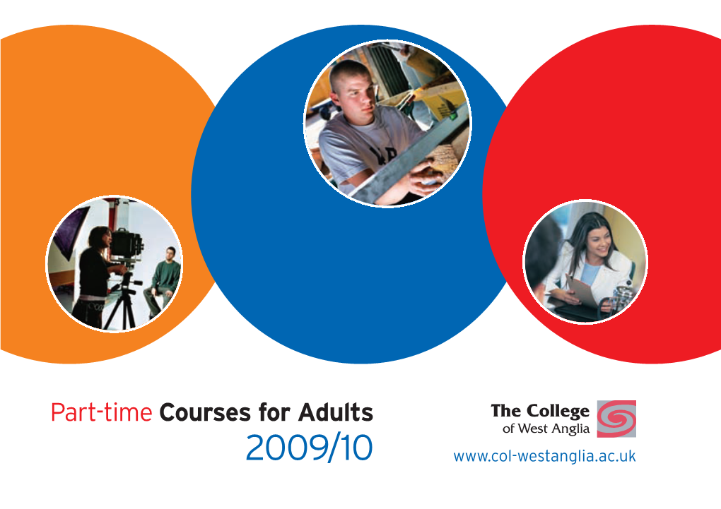 Part-Time Courses for Adults