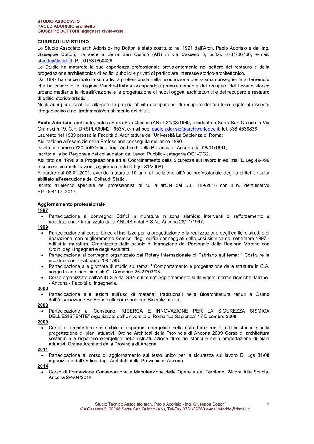 Curriculum Vitae