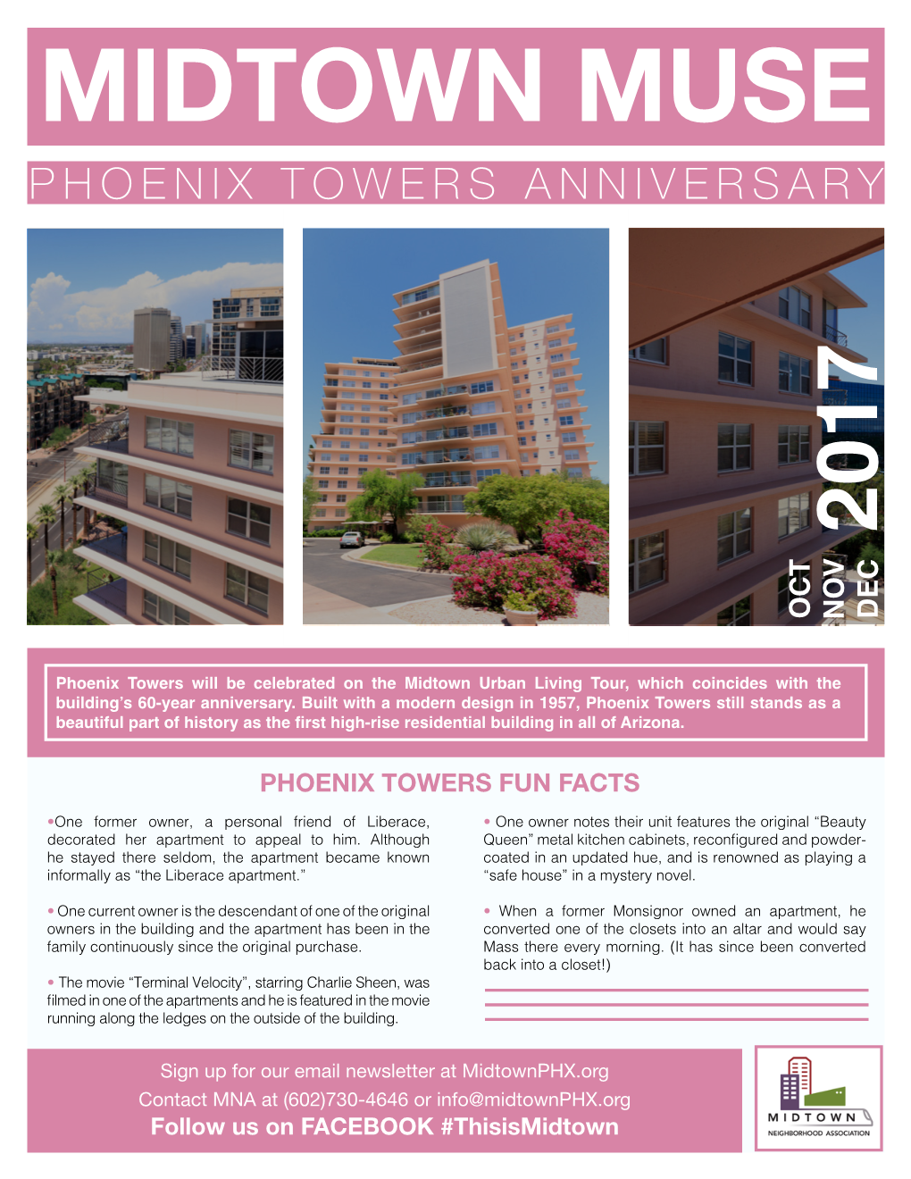 Phoenix Towers Anniversary 2017 Oct Dec Nov