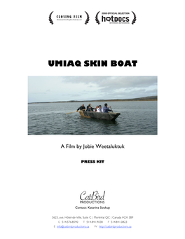 Umiaq Skin Boat