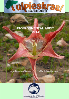 Environmental Audit 2014