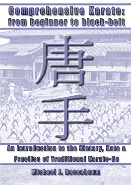 Comprehensive Karate: from Beginner to Black Belt an Introduction to the History, Kata and Practice of Traditional Karate-Do by Michael J