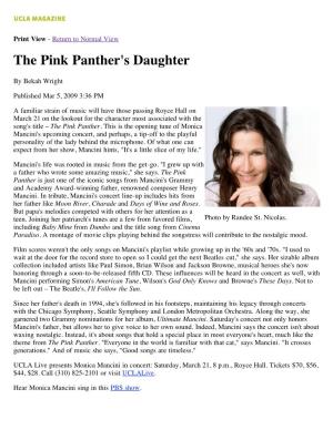 The Pink Panther's Daughter