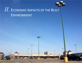 Ii. Economic Impacts of the Built Environment