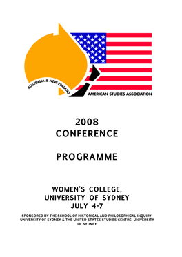 2008 Conference Programme
