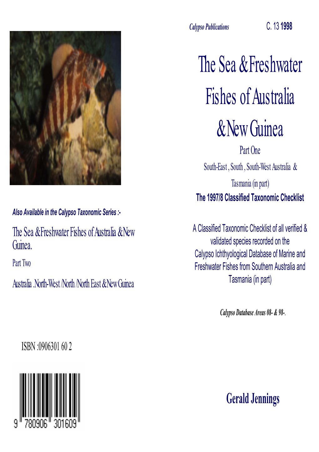 The Sea & Freshwater Fishes of Australia & New Guinea