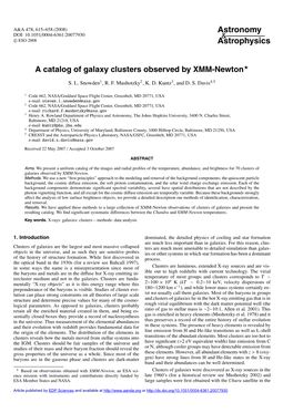 A Catalog of Galaxy Clusters Observed by XMM-Newton