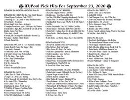 Idjpool Pick Hits for September 23, 2020 Idjpool Pick Hits: 09-20-2020 to 09-26-2020 (Week 39) Idjpool Pick Hits DANCE REMIXES: Idjpool Pick Hits CHRISTIAN: 1