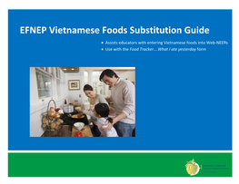 EFNEP Cultural Foods Substitution Guide