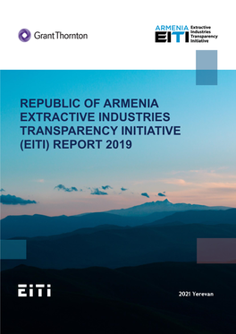 Third Eiti Report of Armenia, 2019