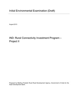 Rural Connectivity Investment Program (Project