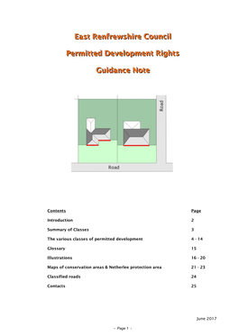 New Permitted Development Rights