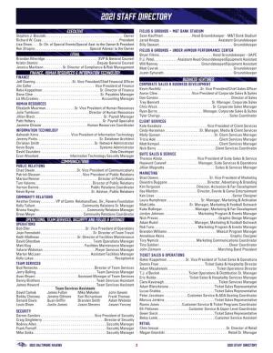 2021 Baltimore Ravens Media Guide