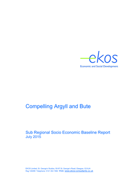 Compelling Argyll and Bute Sub Regional