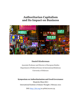 Authoritarian Capitalism and Its Impact on Business