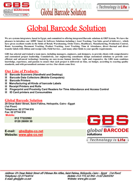 Global Barcode Solution