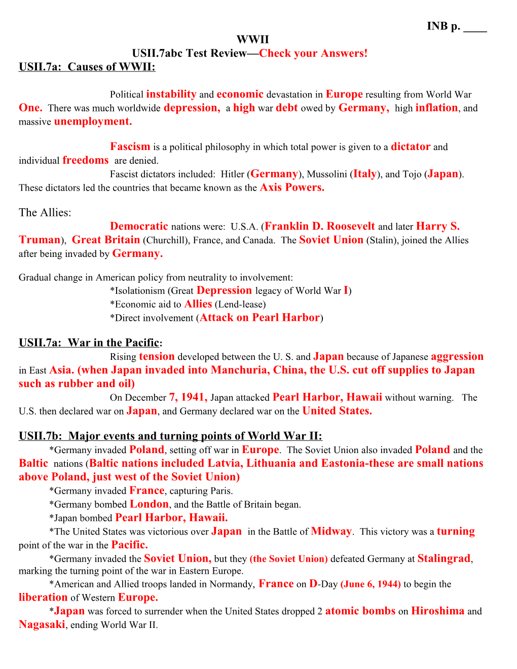 USII.7Abc Test Review Check Your Answers!