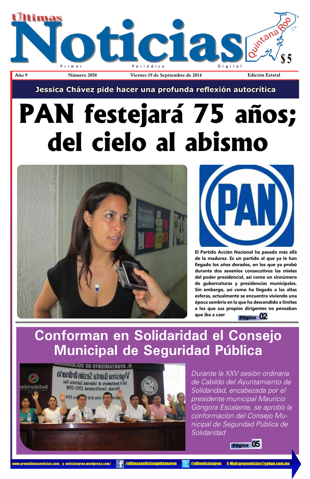 PAN Festejará 75 Años; Del Cielo Al Abismo